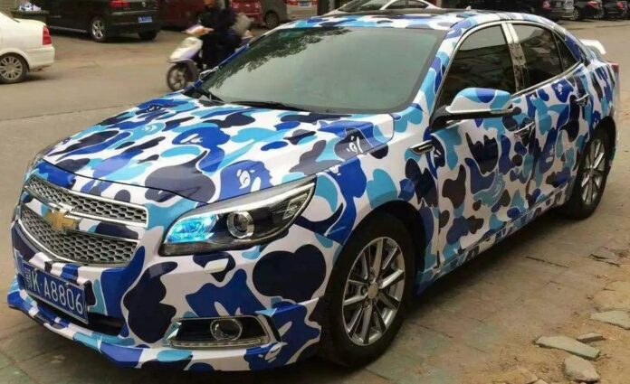 oklejone auto