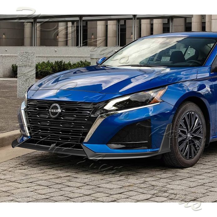 Dokładki zderzaków ABS kontra laminat porównanie Porównanie dokładek zderzaka z ABS i laminatu na białym tle obok siebie