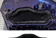 Mata tłumiąca na maskę silnika – jak zamontować ją samodzielnie i cieszyć się ciszą w kabinie? img 3421 klejenie maty silnikowej 1769891505