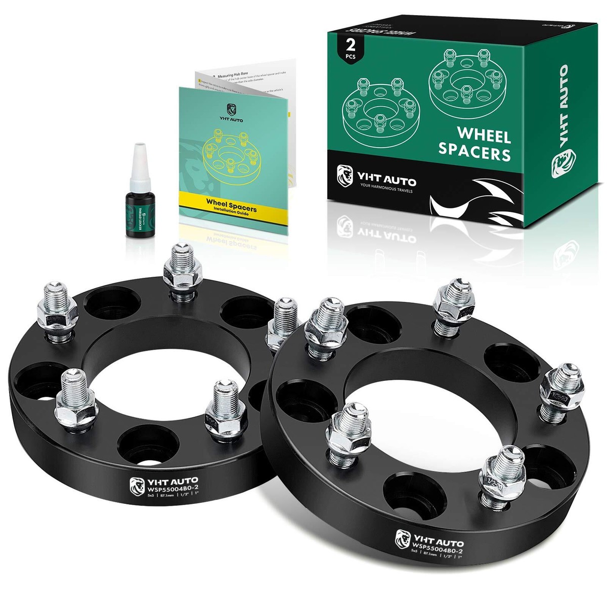 Efekt dystansów na rozstawie kół Porównanie kół samochodu przed i po założeniu dystansów obok siebie